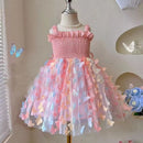 Vestido com asa de Borboleta