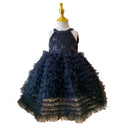 Vestido Infantil de Borboletas de PaetĂȘ