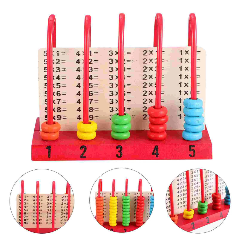 Ábaco de Madeira Educativo – Jogo de Contagem e Matemática Infantil