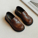 Sapato masculino infantil em couro macio