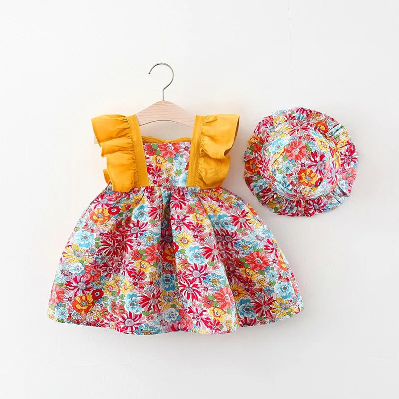 Vestido de Verão com Chapéu