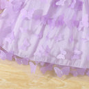 Vestido de Tule e Borboletas