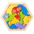 Quebra-Cabeça de Madeira 3D para Bebês – Brinquedo Educativo Infantil para Desenvolvimento da Inteligência e Coordenação Motora