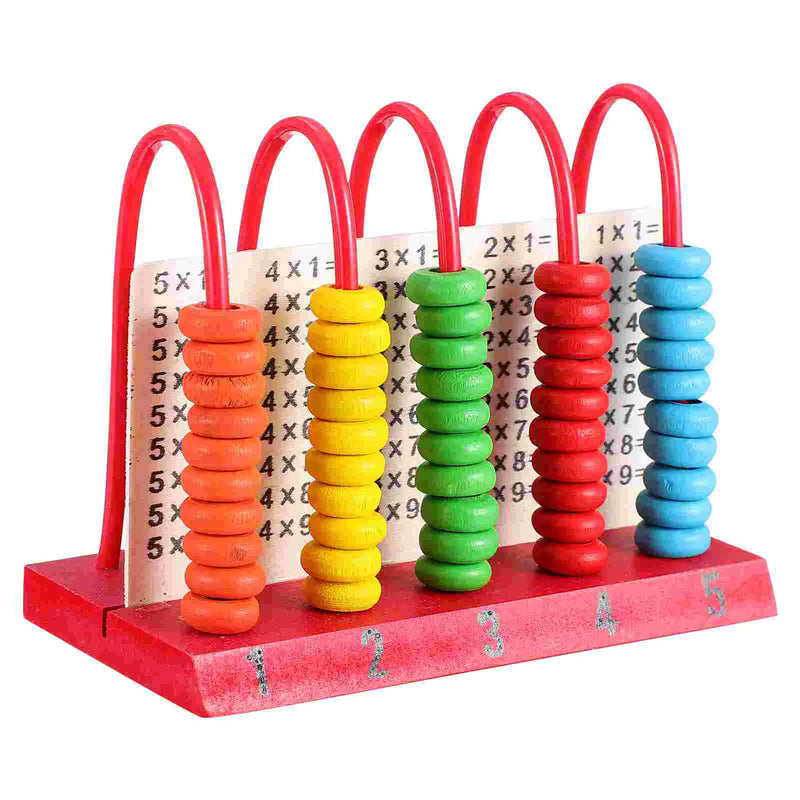 Ábaco de Madeira Educativo – Jogo de Contagem e Matemática Infantil