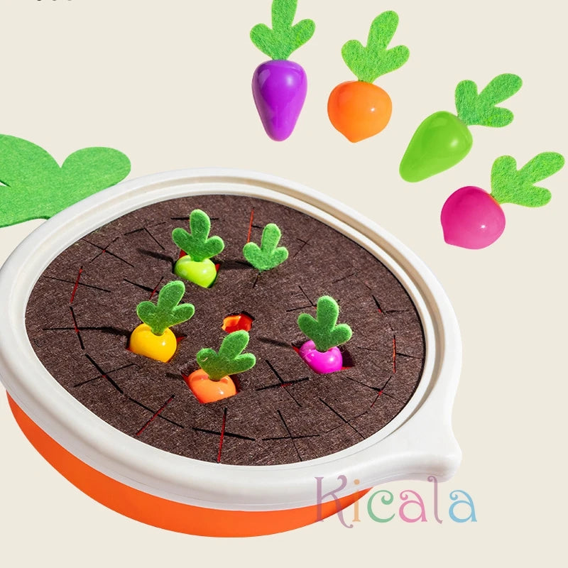 Brinquedo Montessori para Bebê - Jogo da colheita