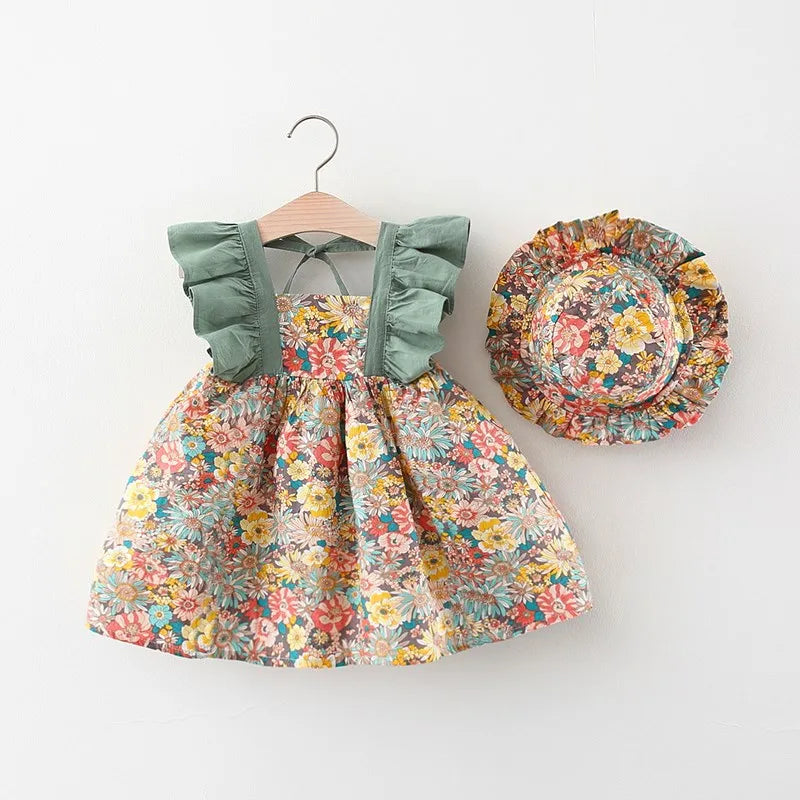 Vestido de Verão com Chapéu