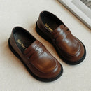 Sapato masculino infantil em couro macio