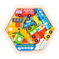 Quebra-Cabeça de Madeira 3D para Bebês – Brinquedo Educativo Infantil para Desenvolvimento da Inteligência e Coordenação Motora