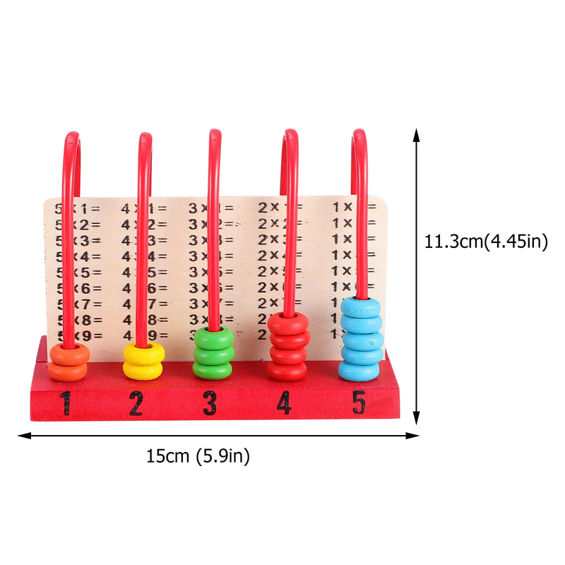 Ábaco de Madeira Educativo – Jogo de Contagem e Matemática Infantil